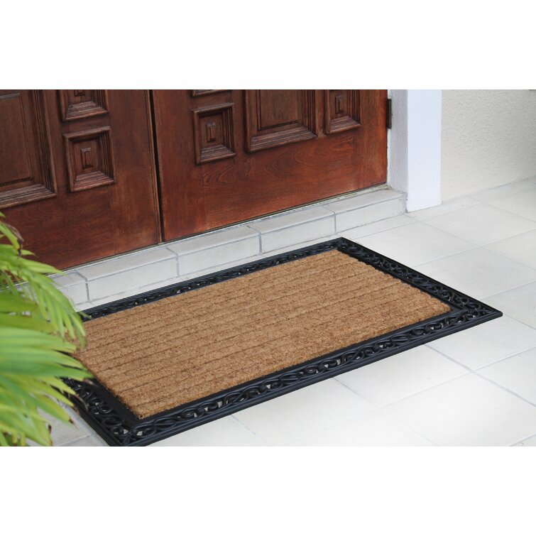 outdoor welcome mats for double doors